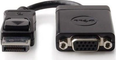 AV adapteris Dell Rodyti Prievadas - D- Sub( VGA) juodas (rodyti prievadą VGA adapteriui)