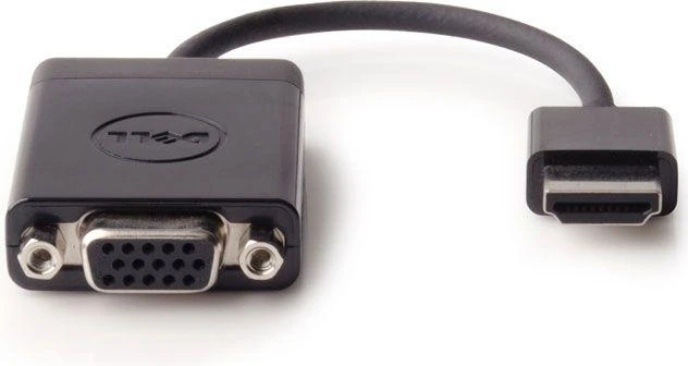DELL DAUBNBC084 vaizdo kabelio adapteris HDMI VGA (D-Sub) Juoda