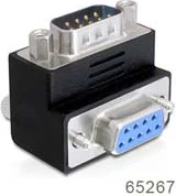 Adapteris AV Delock D-Sub (VGA) - D-Sub (VGA) juoda (65267)