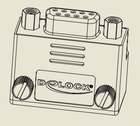 „Delock“ adapteris AV D-Sub (VGA) - D-Sub (VGA) (65265)
