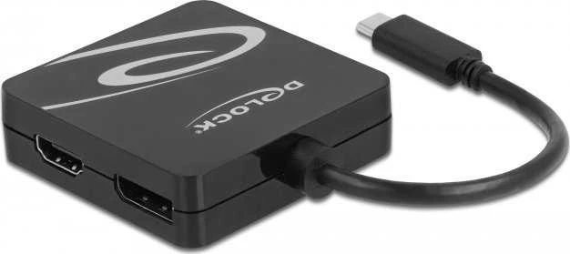 Delock USB Type-C™ adapteris, skirtas VGA, DVI, HDMI arba DisplayPort monitoriui