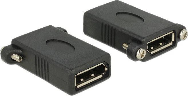Delock DisplayPort 1.2 adapteris, moteriškas ir moteriškas lyties keitiklis su 20 kaiščiu