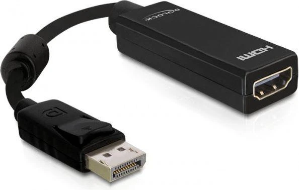 Delock DisplayPort į HDMI adapteris, juodas