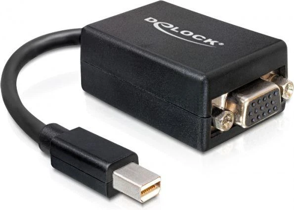 Delock Adapteris mini Displayport 1.2 vyriškas > VGA moteriškas juodas