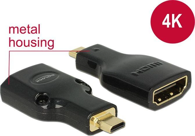 HDMI Micro-D į HDMI-A adapteriai 4K