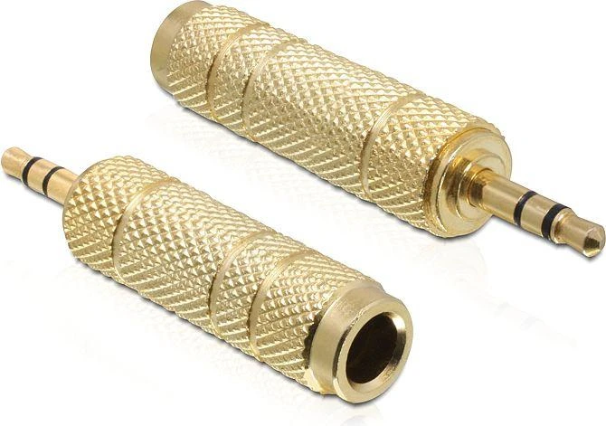 Delock 3.5mm ir 6.35mm garso adapterių pora