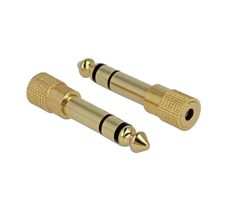 Garso adapteriai 6,35 mm į 3,5 mm (pora)