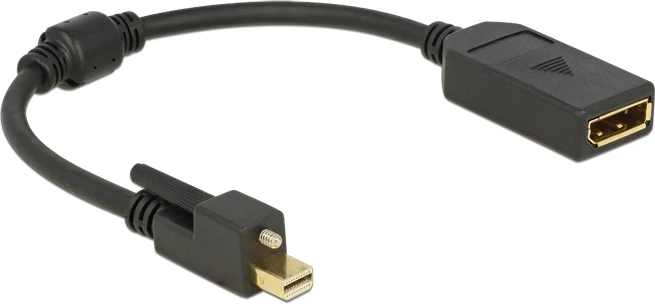 Delock Mini DisplayPort į DisplayPort adapteris, juodas