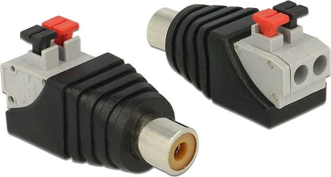 Adapteris AV Delock terminalo blokas juodas (65565)
