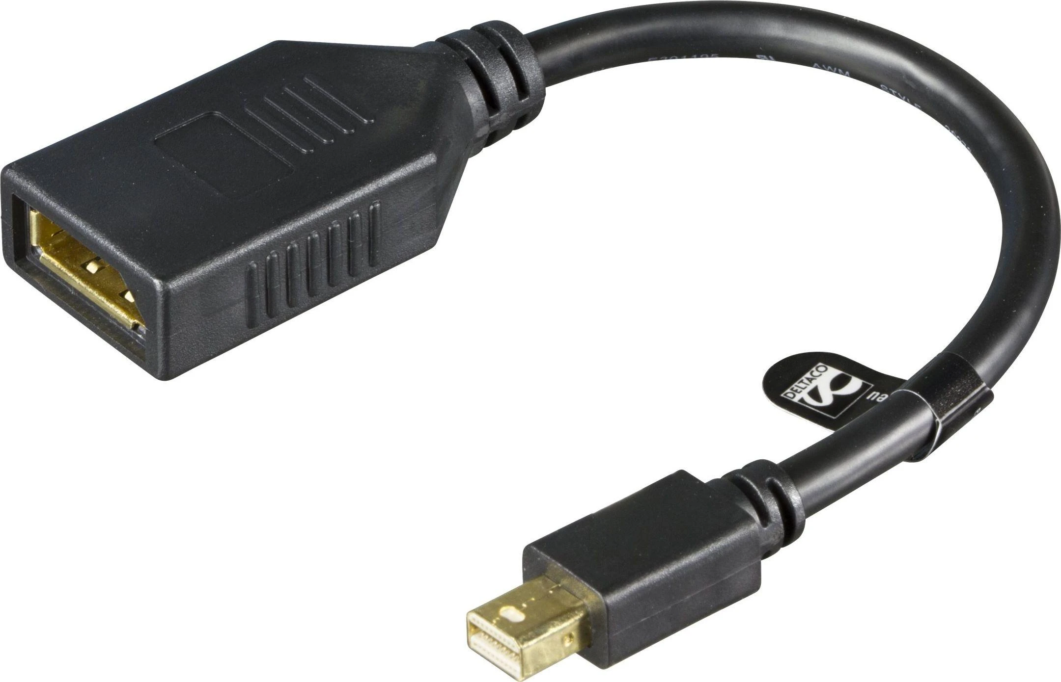 Mini DisplayPort - DisplayPort adapteris 0,2m