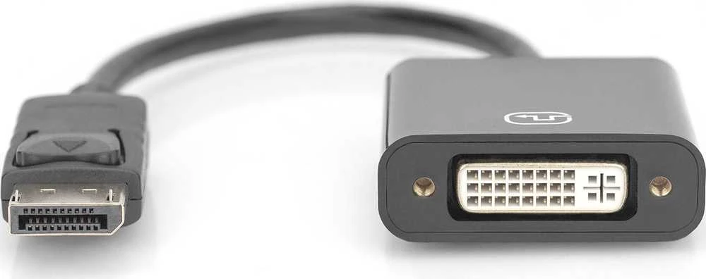 Adapteris AV Digitus Adap Activ DP to DVI juodas