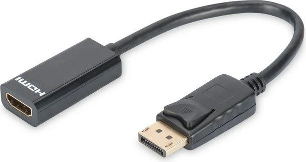 Juodas DisplayPort į HDMI adapteris