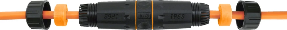 Adapteris AV Equip Equip 221162 zmieniacz płci / kabli RJ-45 Juodas, Oranžinė