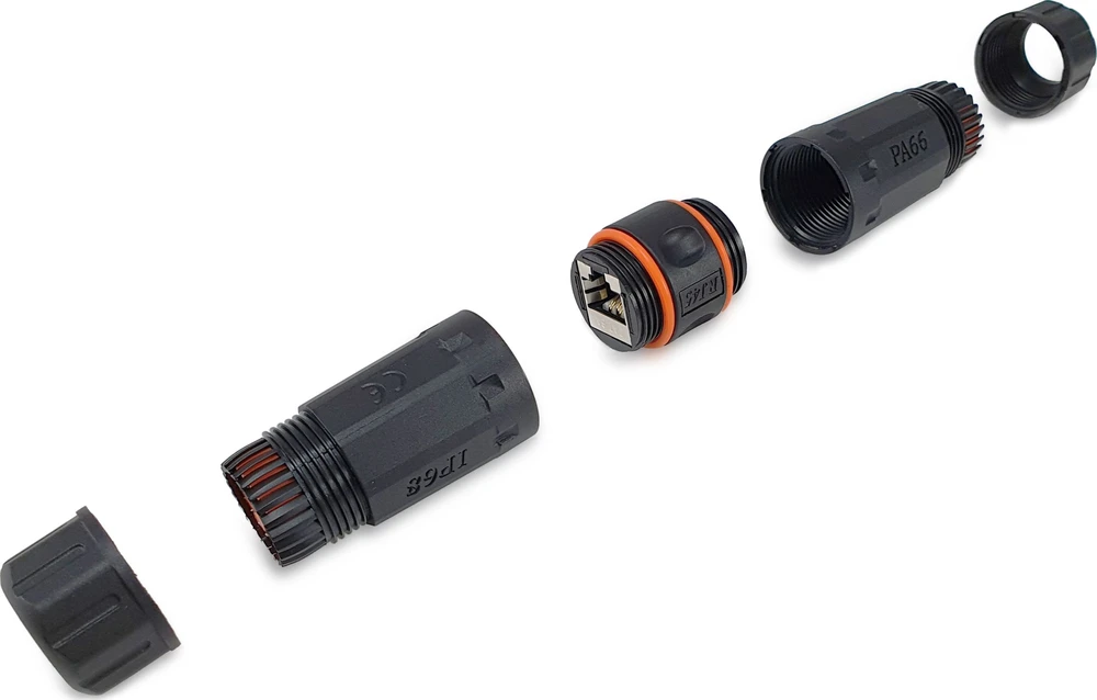 Adapteris AV Equip Equip 221162 zmieniacz płci / kabli RJ-45 Juodas, Oranžinė