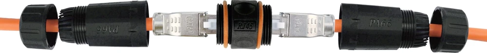 Adapteris AV Equip Equip 221162 zmieniacz płci / kabli RJ-45 Juodas, Oranžinė