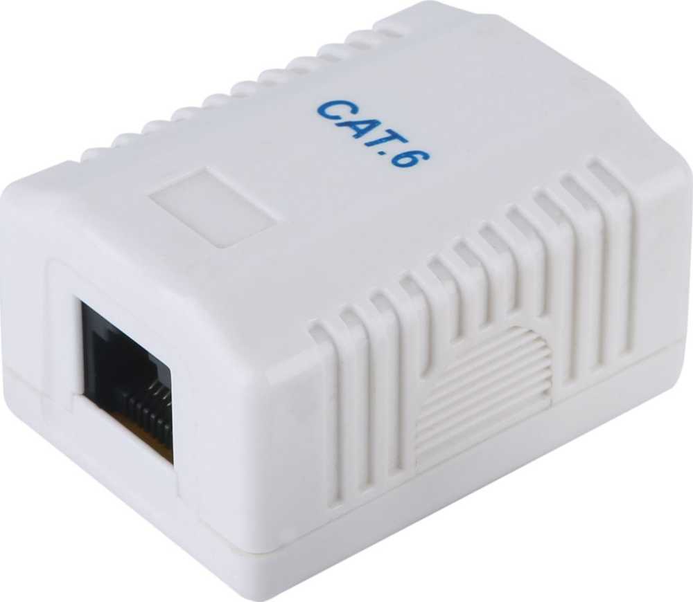 Adapteris AV Equip Equip 235213 gniazdko RJ-45 Baltas