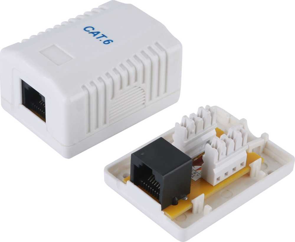 Adapteris AV Equip Equip 235213 gniazdko RJ-45 Baltas