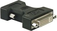 LogiLink® DVI Adapteris DVI-I moteriškas - VGA DSUB vyriškas | Prisijungti | Vga į dvi adapteris | Juodas | HD DSUB 15 kontaktų vyriškas | DVI-D (24+5) moteris