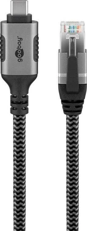 „Goobay“ USB C tipo 3.1 tinklo kabelis - RJ45 FTP cat.6 - 1.5 m