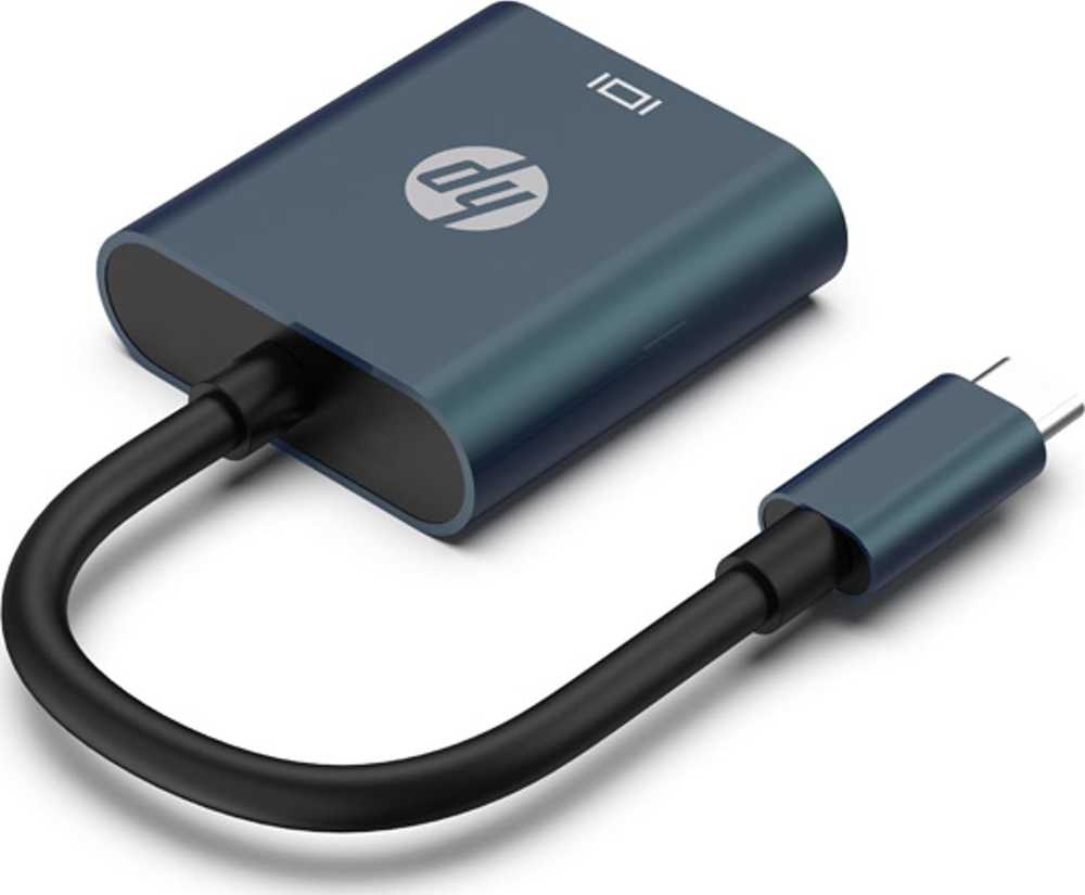 HP Video adapter, DHC-CT202, USB C (M) - HDMI F, juoda, Hewlett-Packard