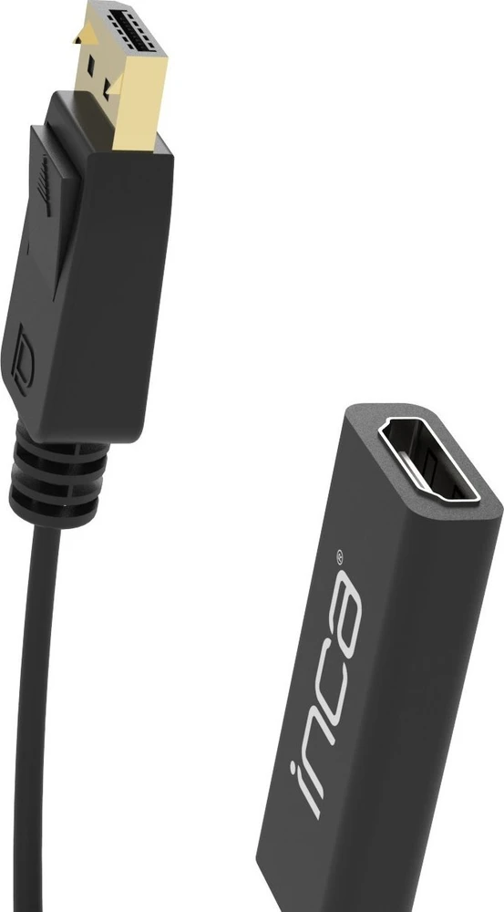 Nezatříděno Adapteris AV Inca INCA Adapteris IDTH-07 DisplayPort > HDMI, 4K, 0,2 m mažmeninė prekyba