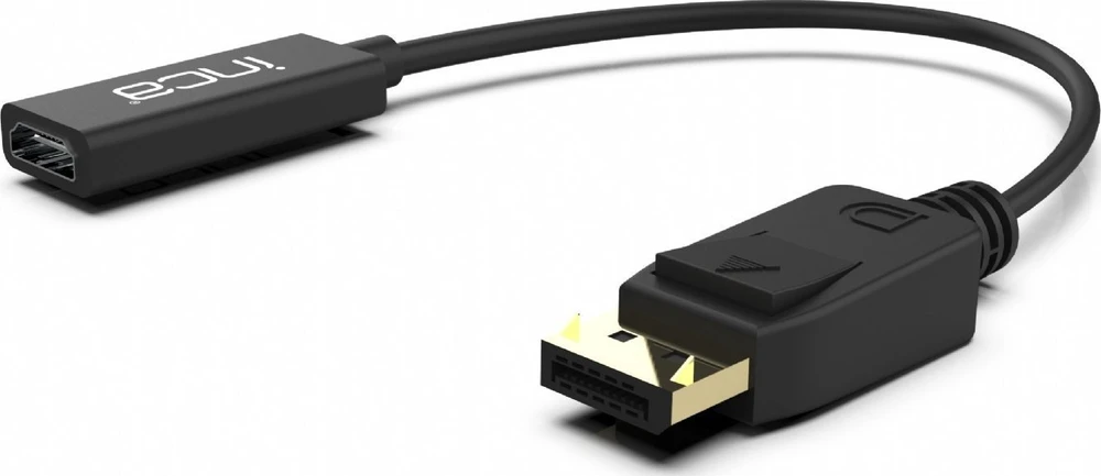 Nezatříděno Adapteris AV Inca INCA Adapteris IDTH-07 DisplayPort > HDMI, 4K, 0,2 m mažmeninė prekyba