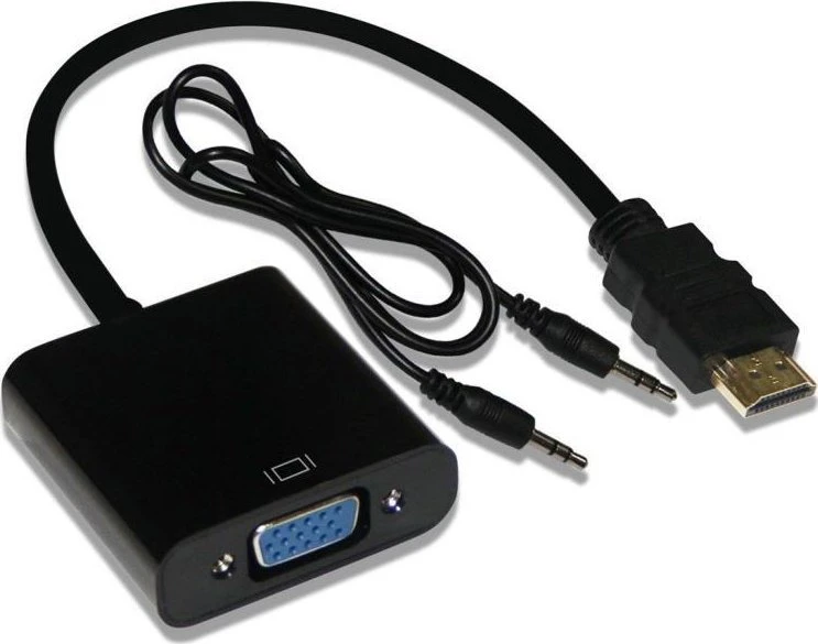 Adapteris AV Inca INCA Adapteris IHTV-7TS HDMI > VGA St. + USB Audio, 1080P, SW mažmeninė prekyba