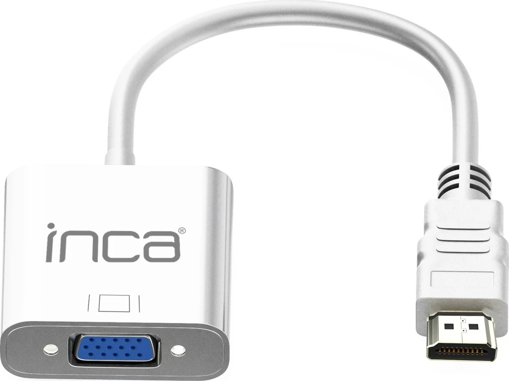 Nezatříděno Adapteris AV Inca INCA Adapteris IHTVJ-7 HDMI > VGA St. + USB garsas 1080p