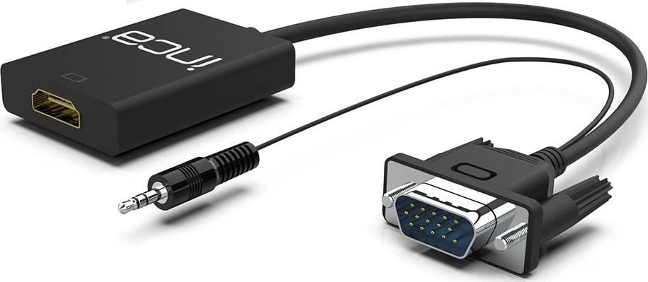 Nezatříděno Adapteris AV Inca INCA Adapteris IVTH-02 VGA + USB-A + Garsas > HDMI, 0,2 m mažmeninė prekyba