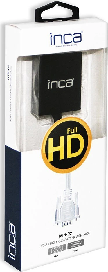 Inca IVTH-02 adapteris pakuotėje