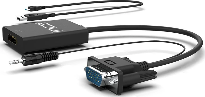 Nezatříděno Adapteris AV Inca INCA Adapteris IVTH-02 VGA + USB-A + Garsas > HDMI, 0,2 m mažmeninė prekyba