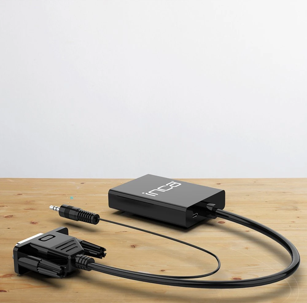 Nezatříděno Adapteris AV Inca INCA Adapteris IVTH-02 VGA + USB-A + Garsas > HDMI, 0,2 m mažmeninė prekyba