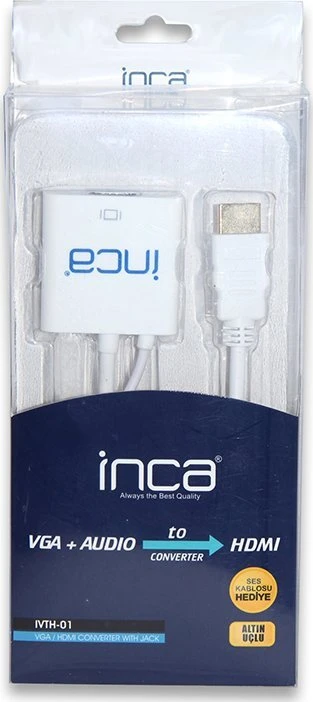 Inca VGA į HDMI keitiklis pakuotėje