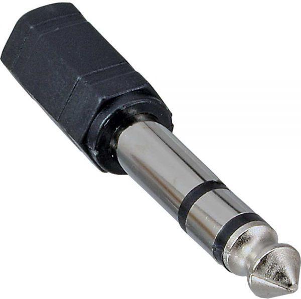 InLine garso adapteris, 6,3 mm lizdo kištukas iki 3,5 mm lizdo (stereo) - juodas