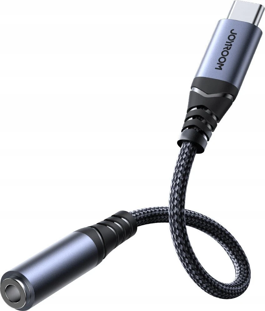 Garso adapteris Joyroom SY-C01 Type-C iki 3.5 mm (juodas)