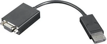 Adapteris AV Lenovo DisplayPort - D-Sub (VGA) juoda (DisplayPort to VGA Monitorius Cab)