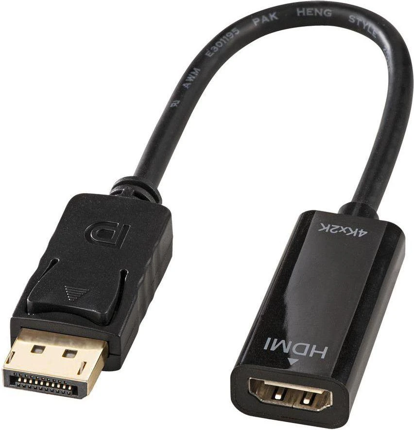 DisplayPort į HDMI adapteris 15 cm