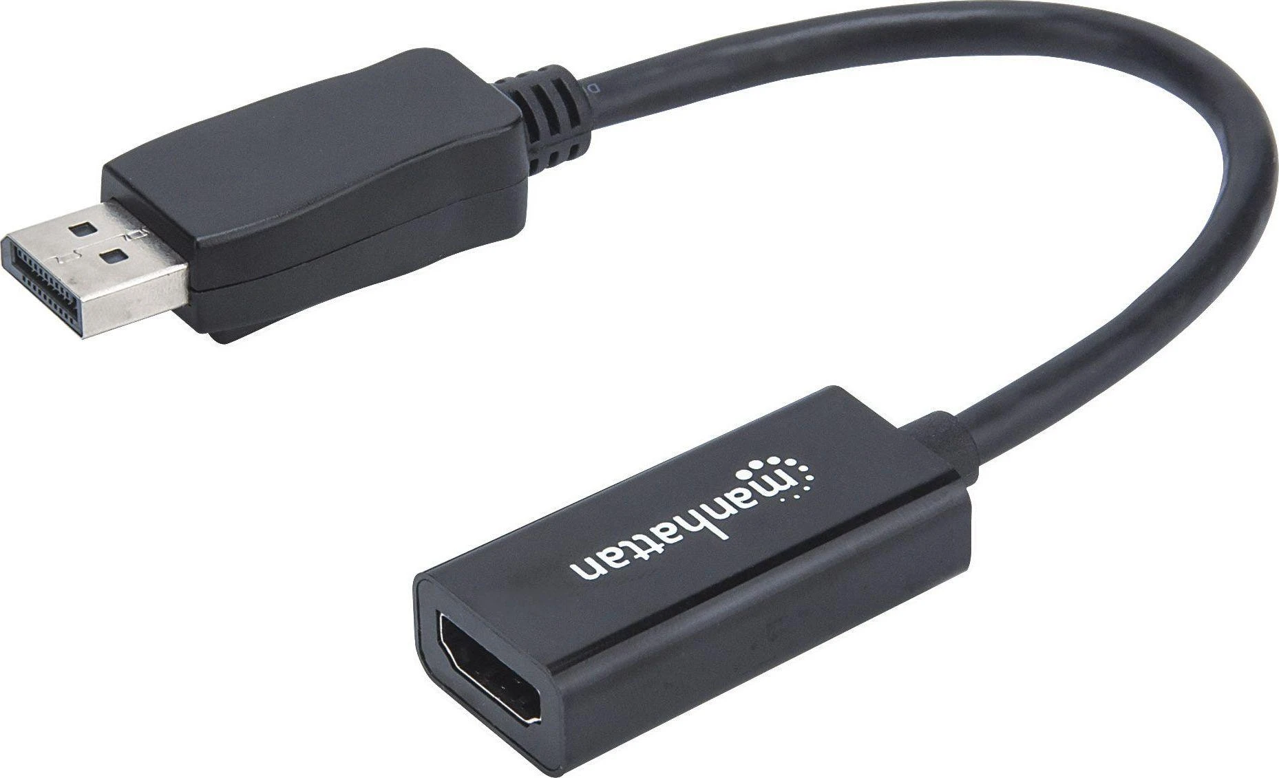 Manhattan 151634 kabelių sąsaja / invertavimo adapteris DisplayPort HDMI Juoda