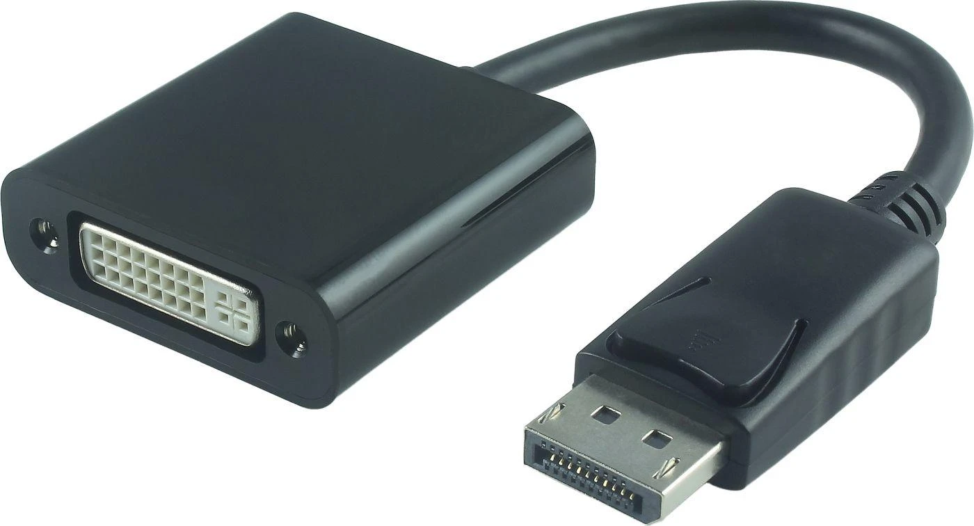 DisplayPort į DVI-I adapteris, juodas