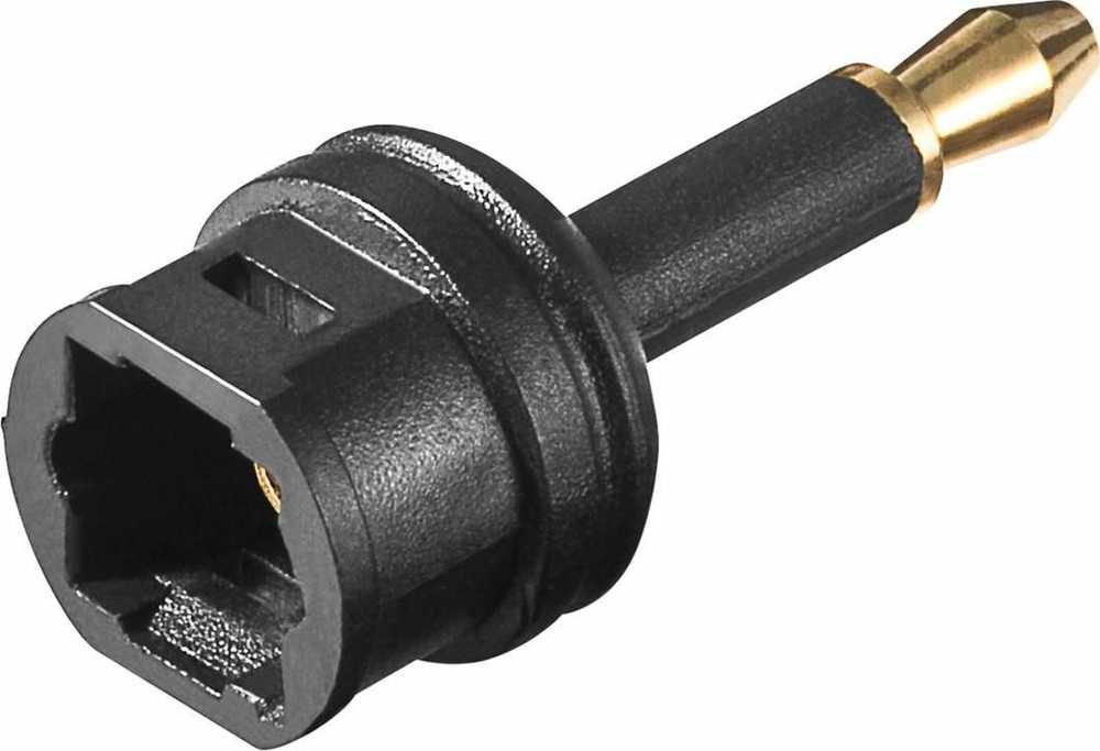 Adapteris AV MicroConnect Toslink Mini - Toslink juodas (TOSLINK ADAPTERIS)