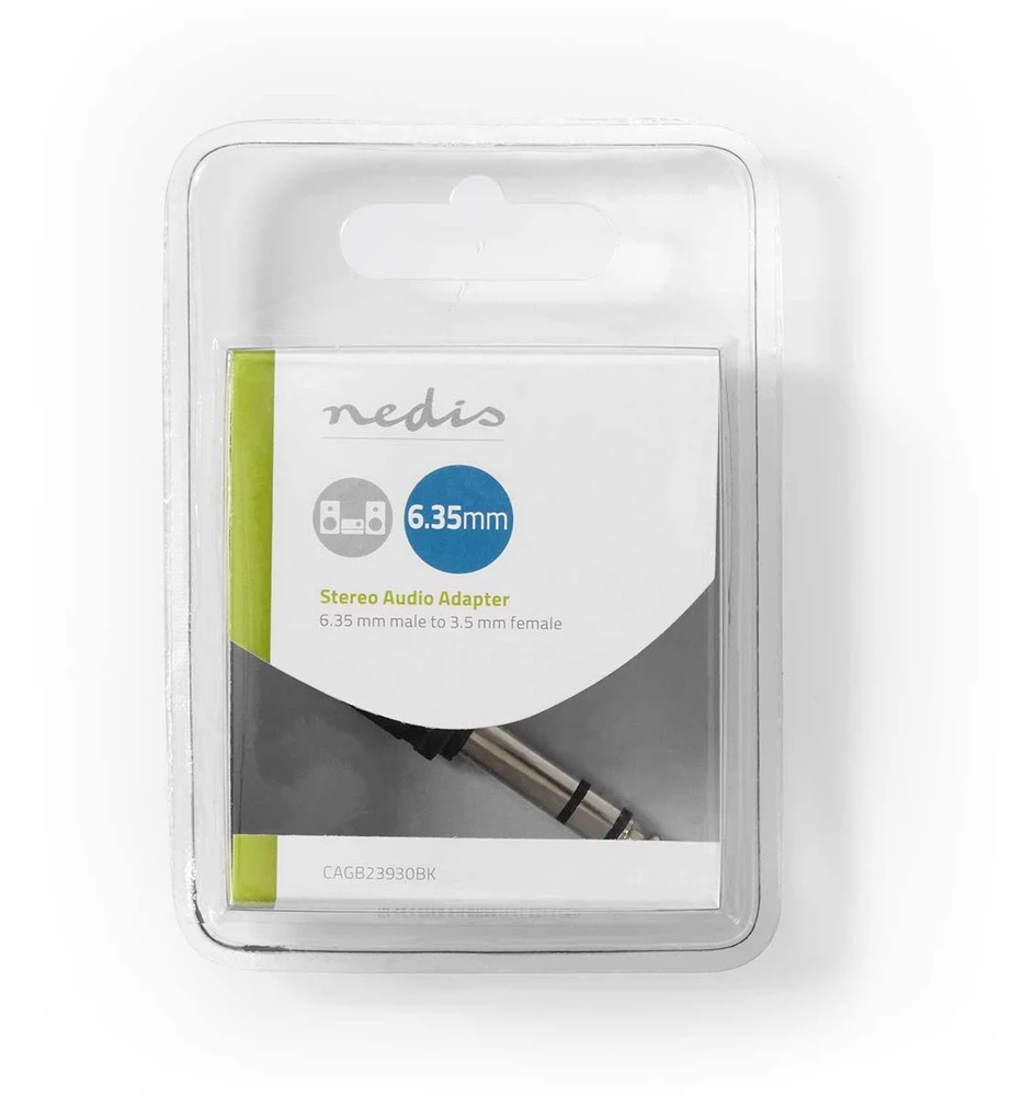 Adapteris AV Nedis Audio adapter 6.35 mm CAGB23930BK