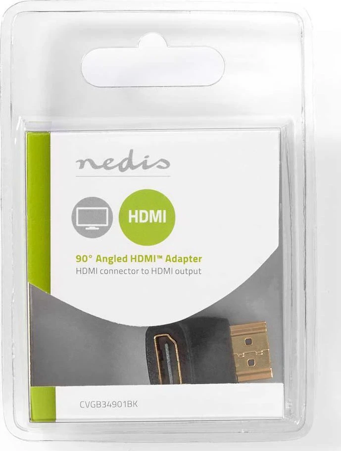 Adapteris AV Nedis CVGB34901BK lyties keitiklis / HDMI laidai Juodas
