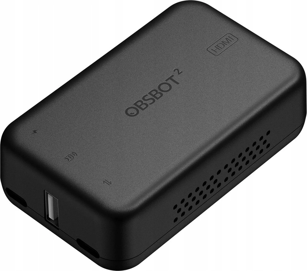OBSBOT UVC į HDMI adapteris juodas korpusas