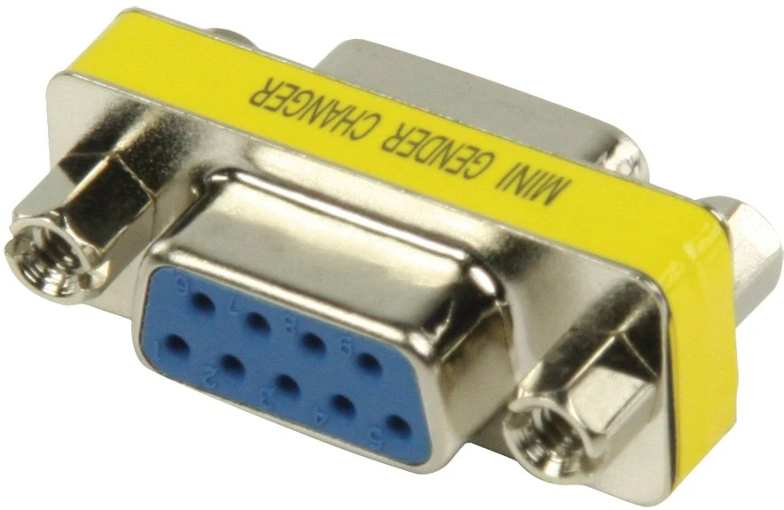 DB9 adapteris su geltonu korpusu