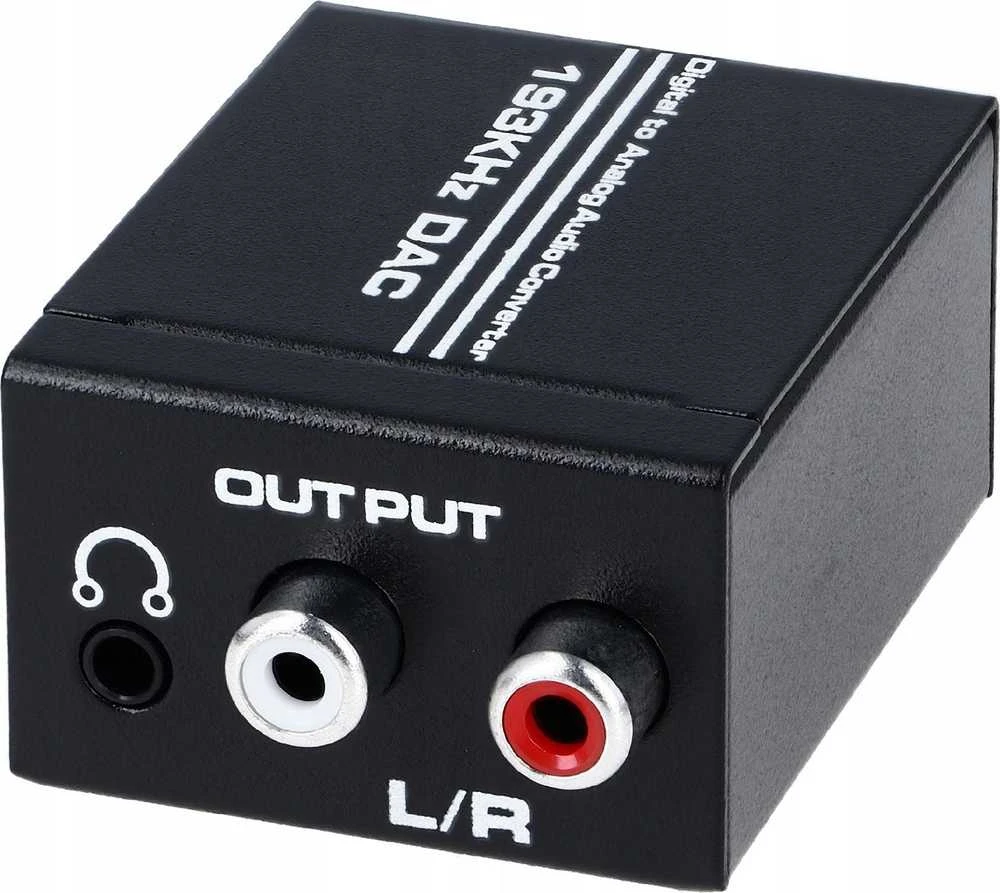 AV adapteris Pawonik Toslink - RCA (Cinch) x2 juodas