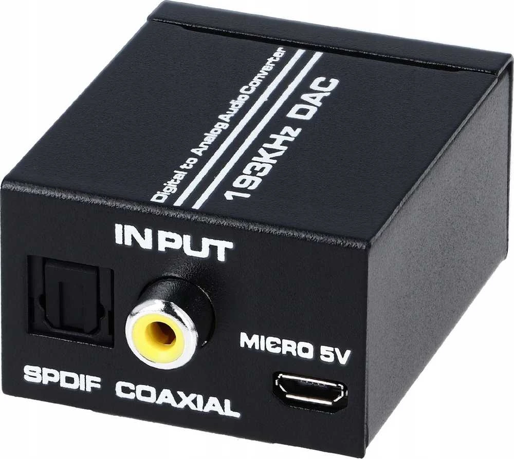 AV adapteris Pawonik Toslink - RCA (Cinch) x2 juodas