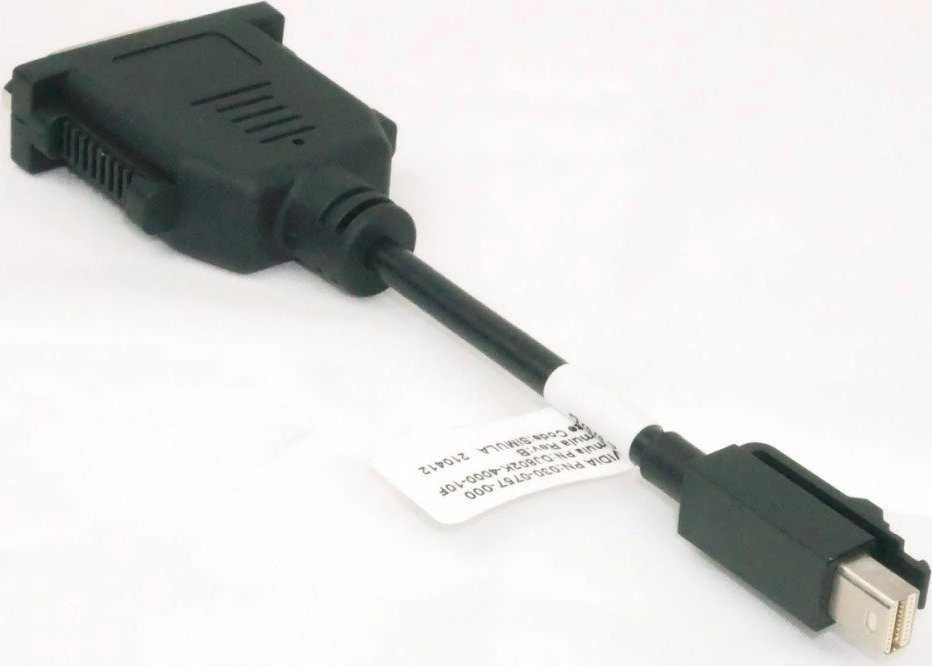 Mini DP į DVI adapteris su etikete