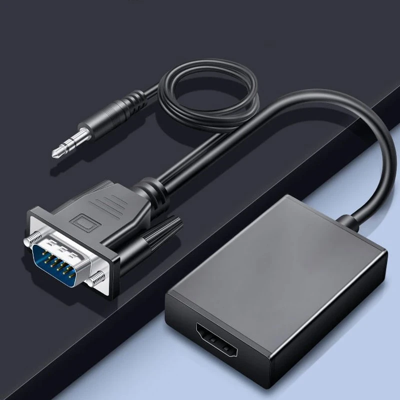Retoo VGA+garso į HDMI signalo adapteris