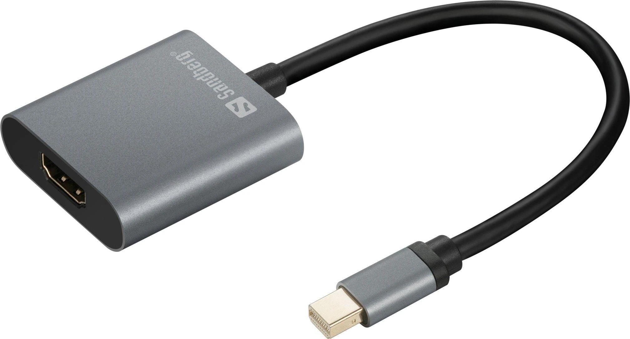 MiniDP į HDMI adapteris su metaliniu korpusu