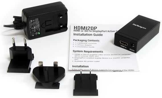 StarTech HDMI į DisplayPortadapteris su maitinimo priedais